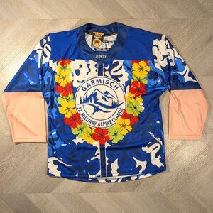 Jers53y 32. Military Apline Classic Garmisch Hockey Jersey Men's Large Authentic